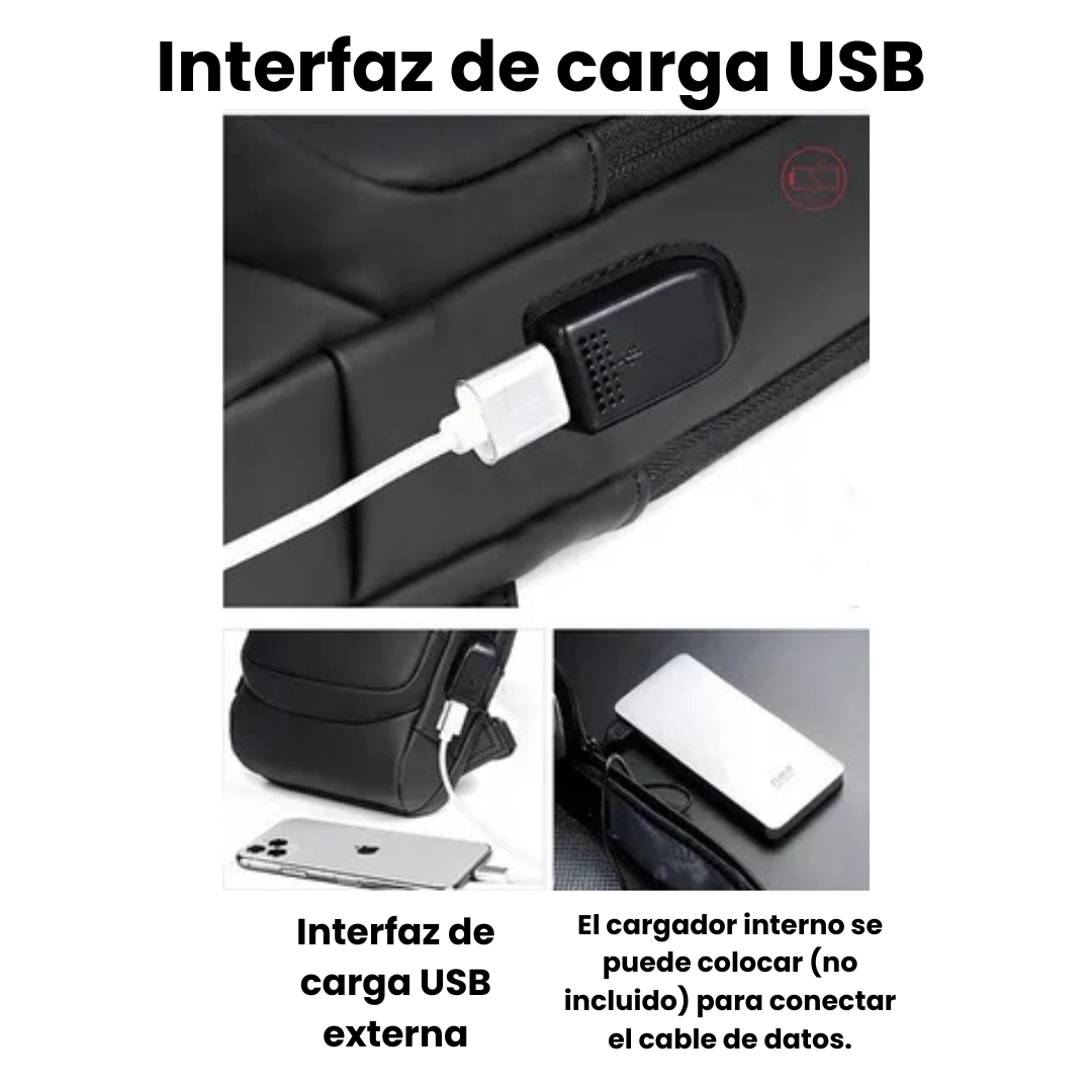 Bolso Antirrobo con Puerto USB