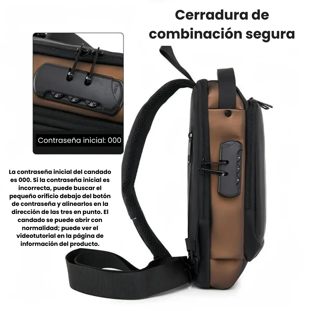Bolso Antirrobo con Puerto USB
