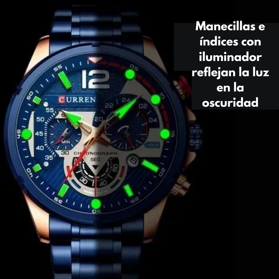 Reloj Curren 8395 – Elegancia y Resistencia en Cada Detalle ⌚