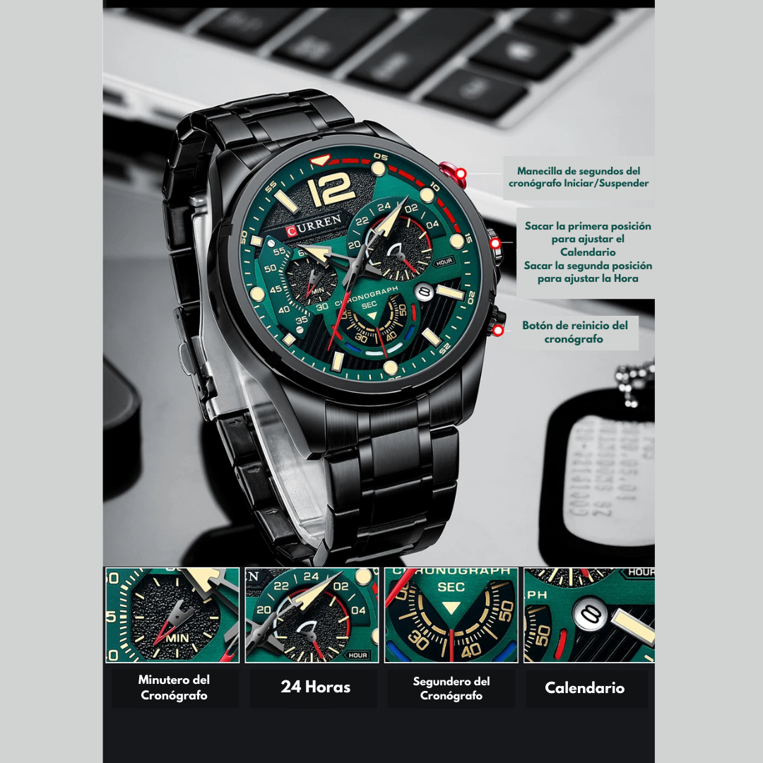 Reloj Curren 8395 – Elegancia y Resistencia en Cada Detalle ⌚