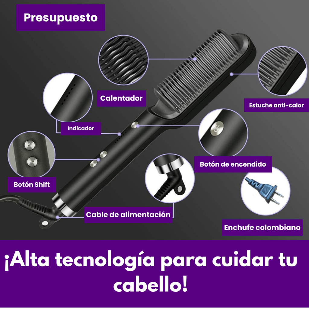 Super combo Cepillo Alisador y lápiz depilatorio